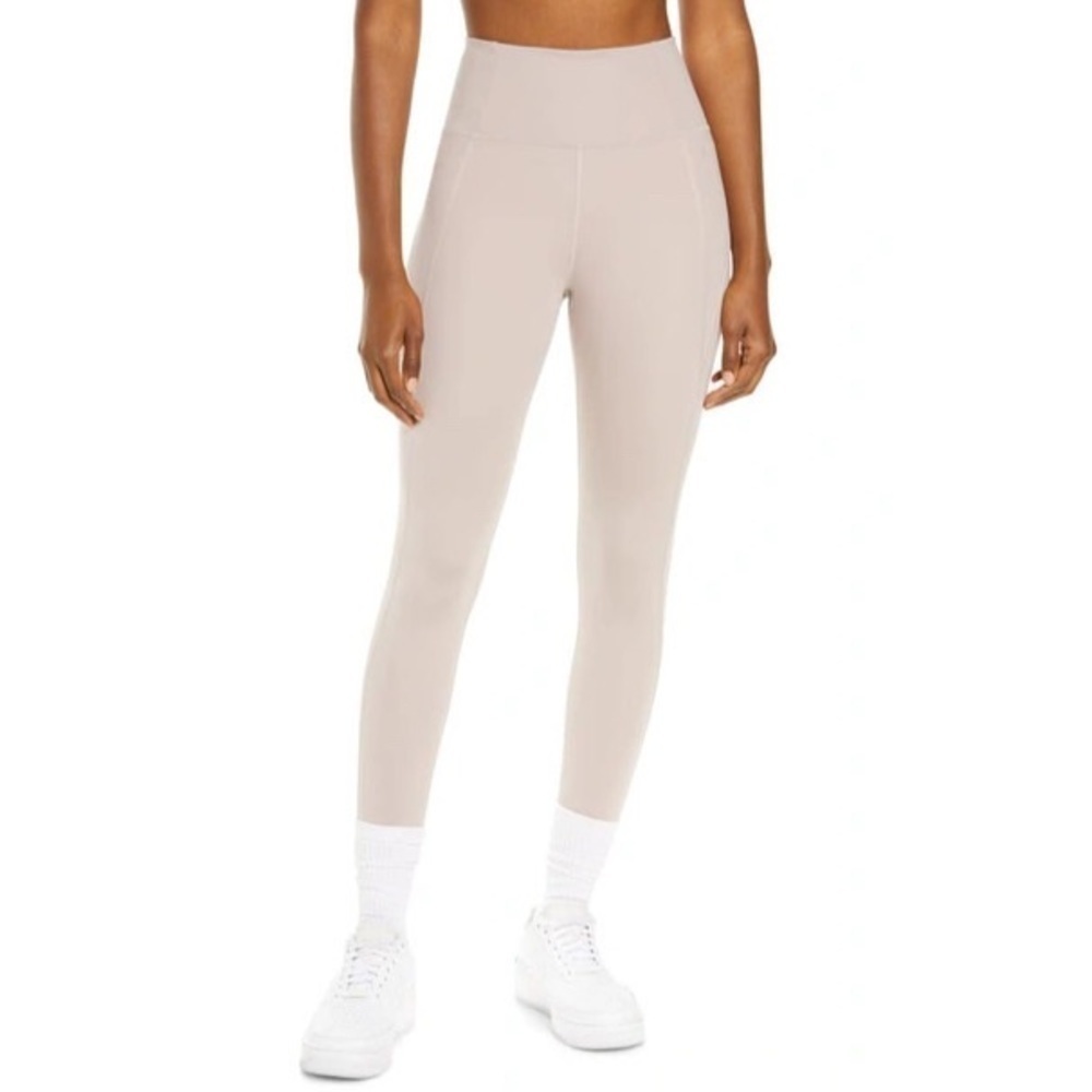 Girlfriend Collective High Waist 7/8 Leggings in Quartz Size Large